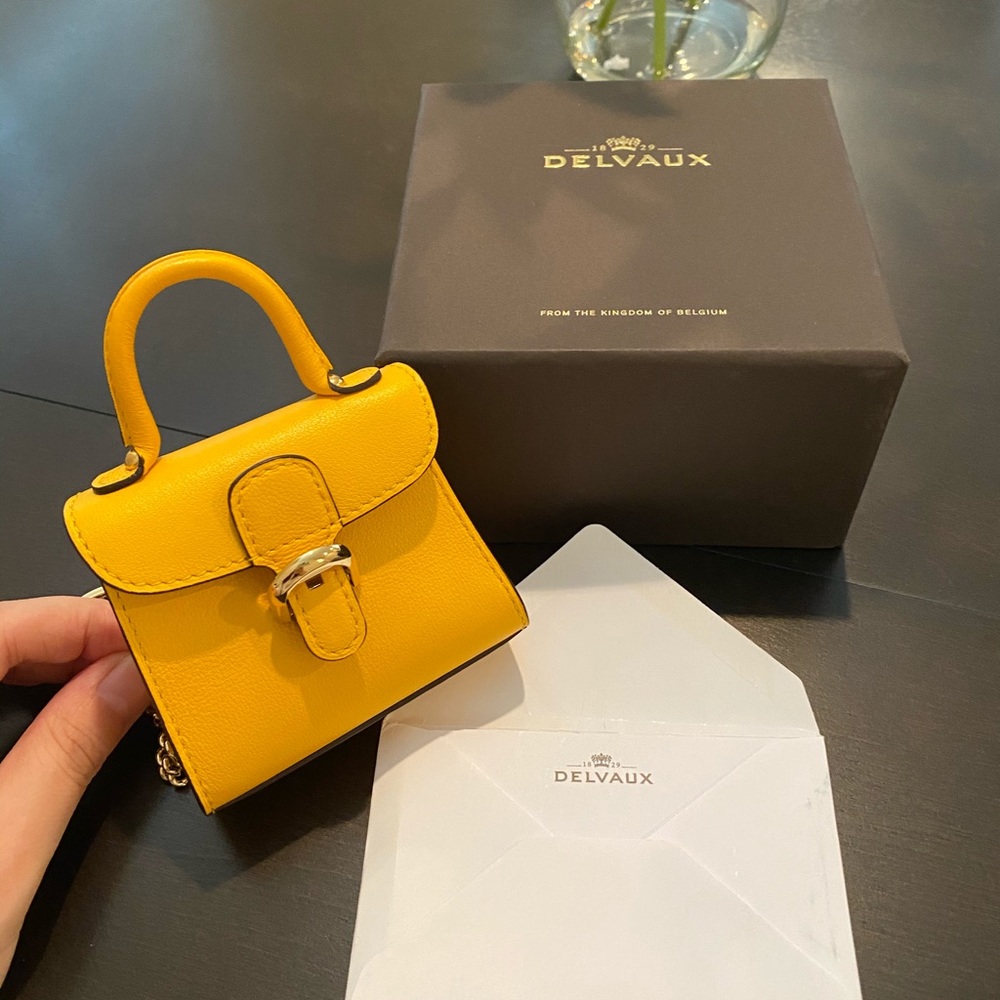 Delvaux mini brilliant bag charm